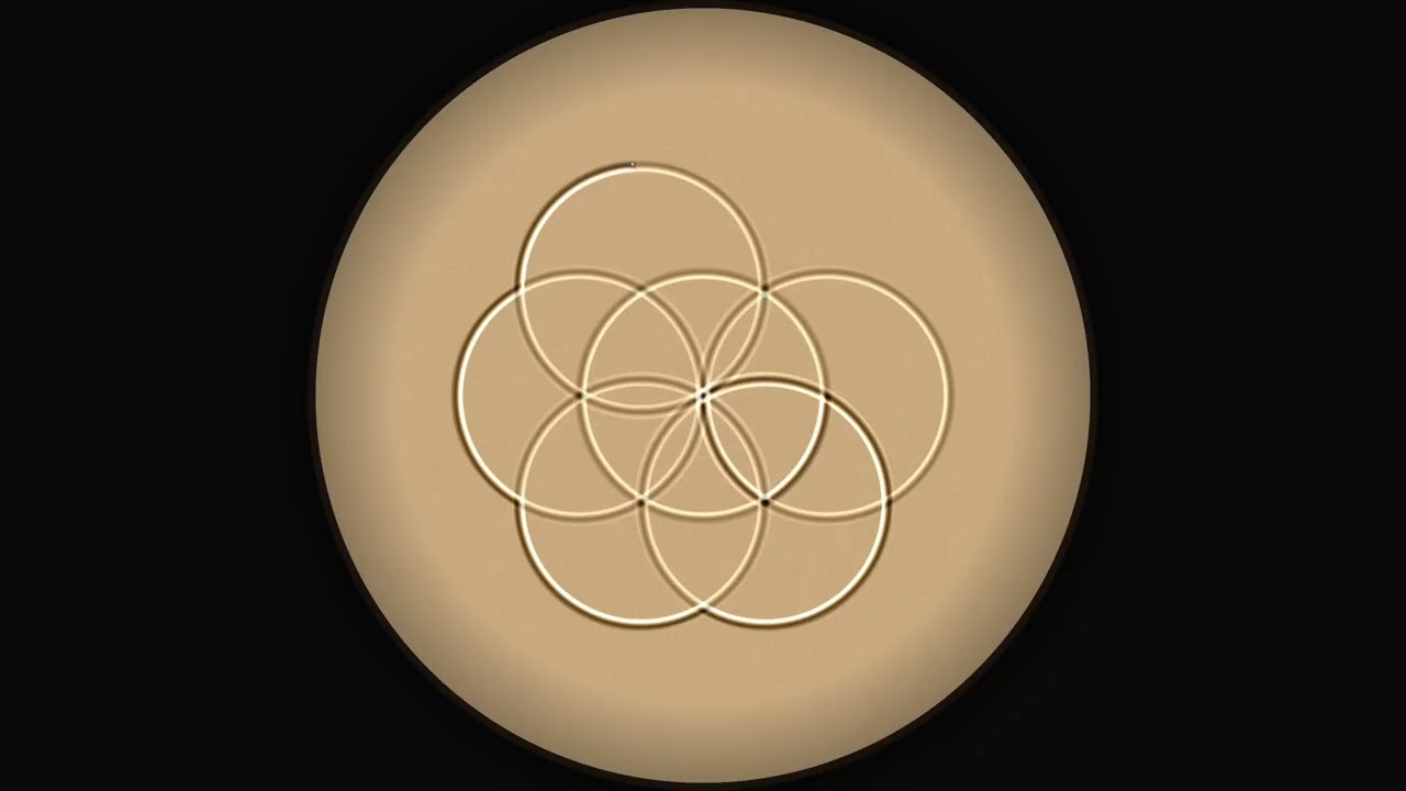 Sand Art #1: The Flower of Life