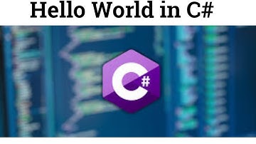 hello world in c# | print hello world in c#