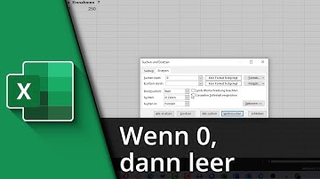 Excel: Wenn 0 dann leer | Excel Nullwerte ausblenden ✅ Tutorial