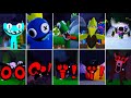 Rainbow friends Chapter 2 all Monsters Jumpscars V's 99 in the Forest all Monsters Jumpscars-roblox 