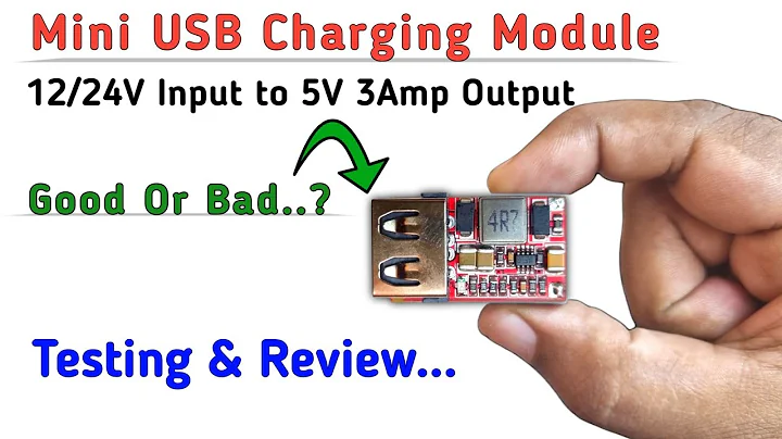 USB Charging Module || DC-DC 12/24V to 5V-3A USB Step Down Buck Converter Module