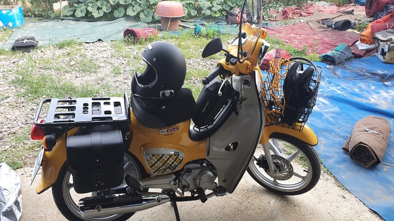 고독한 바린이 #5  . 사이드 브라켓, 사이드 백 장착 / 고프로9 . 브이로그 . 슈퍼커브 . supercub