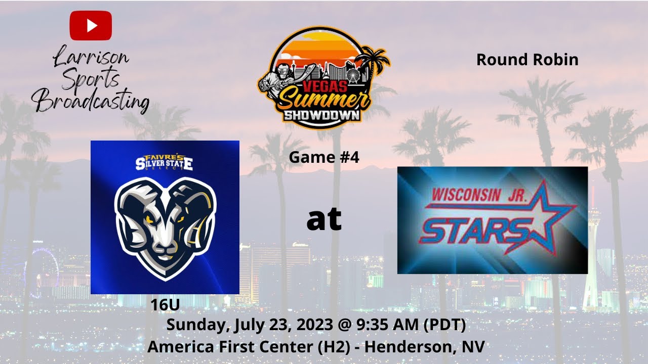 Wisconsin Jr. Stars TCS Vegas Summer Showdown - RR Game 4 - Faivre's SSS 16UA at Wisconsin ...
