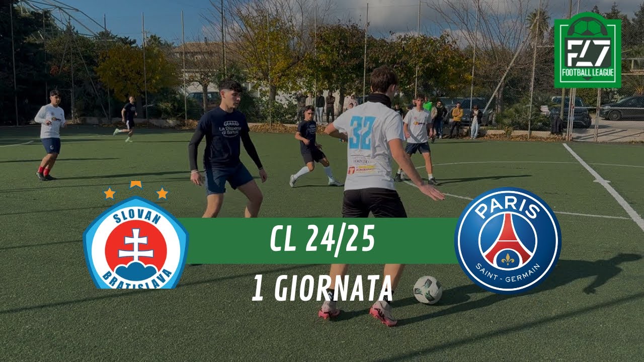 SLOVAN BRATISLAVA-PSG | 1ª GIORNATA | CHAMPIONS LEAGUE 24/25🏆 - YouTube