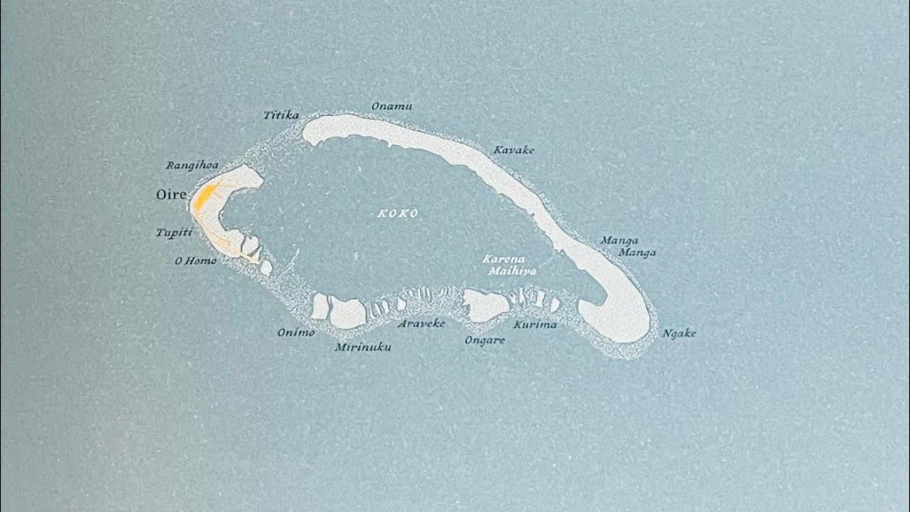 « Atlas des îles abandonnées » de Judith Schalansky. 20/50 : Île Napuka.