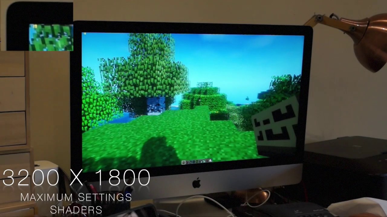 Imac 5k Minecraft Performance Test Youtube