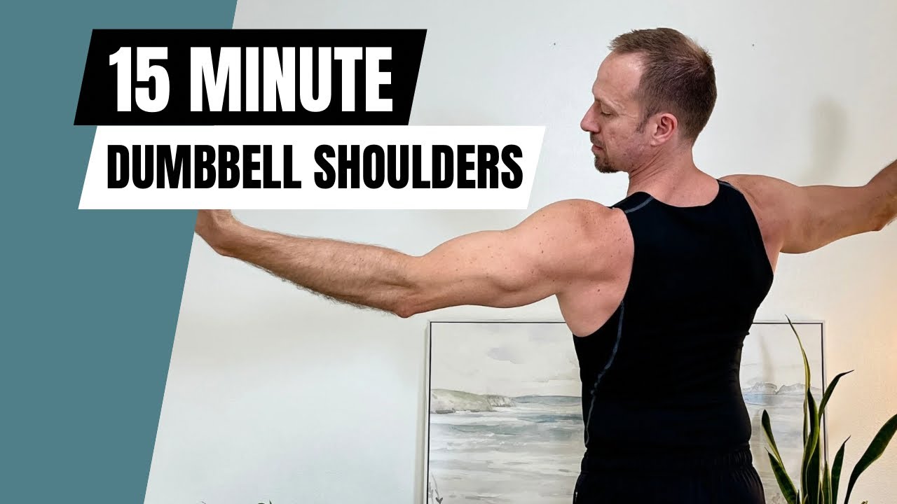 15 Min Dumbbell Shoulder Workout | at home workout - YouTube