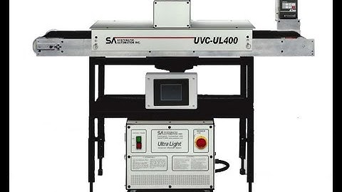 Ultra Light UV Conveyor for UV curing your products