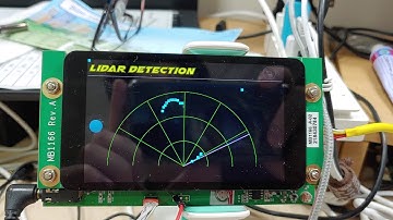Mini LiDAR Module,  sg90 , STM32F769 Touchgfx