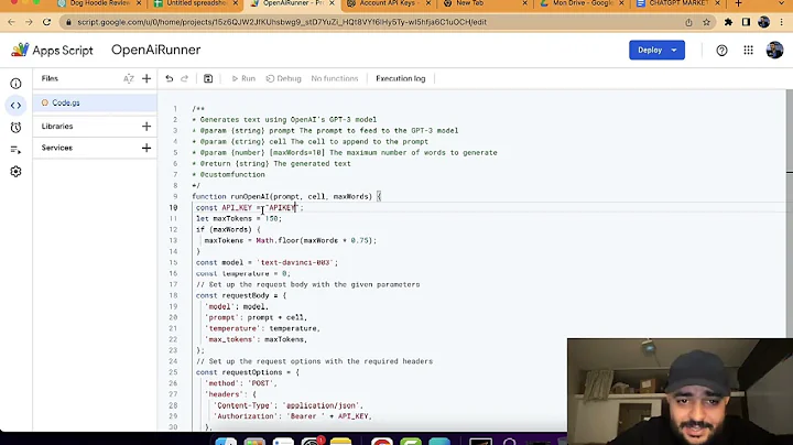 Sentiment analysis with Google Sheet and Open AI !