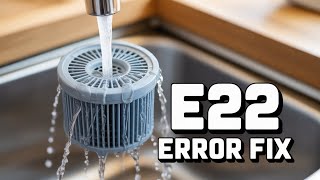 Bosch Serie 6 — E22: Filter Blocked/Not Locked (Fix in 30s)