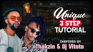 How To Make 3 Step like Thakzin & Dj Vitoto's || Fl Studio Tutorial 2025 || Afro House