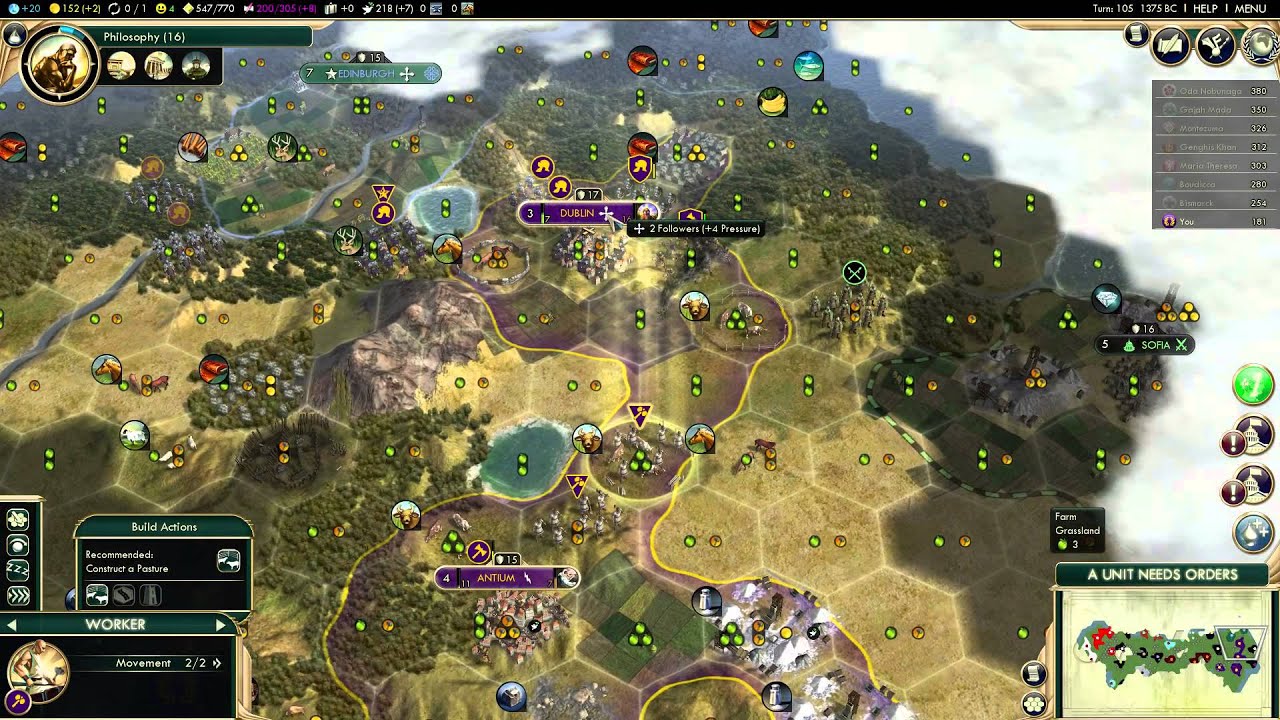 03 Rome Diety Domination Civ 5 BNW LP - YouTube