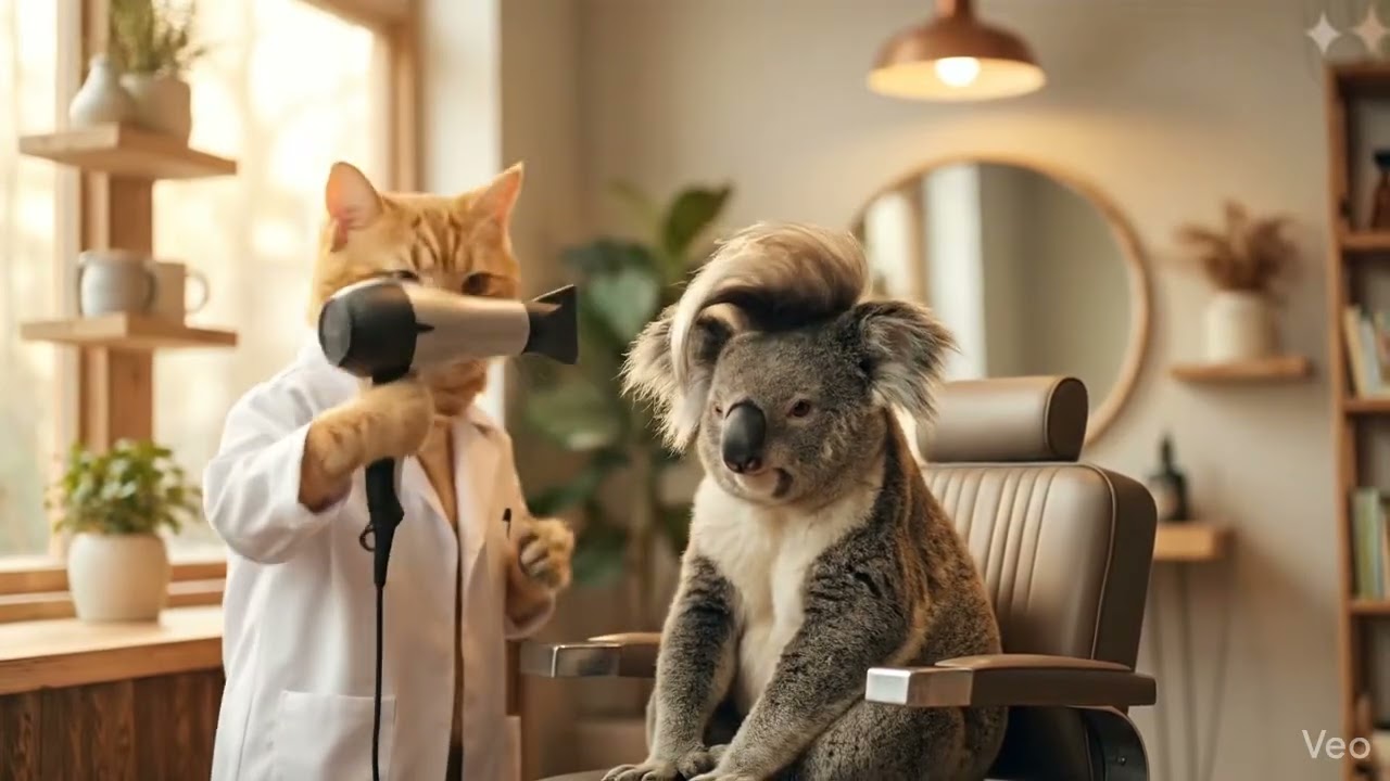 Have you ever seen a koala get glow-up?🤩.  