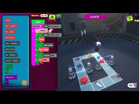 Rabbids coding level 32 - 3 stars