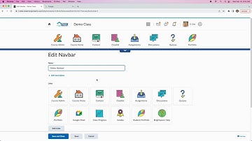 Brightspace: Customize the Navbar