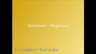 Babymetal - Megitsune (instrumental karaoke)