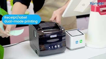 Xprinter 3-inch Label & Receipt Dual Mode Printer XP-365B