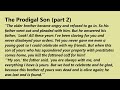 The Prodigal Son (part 2)