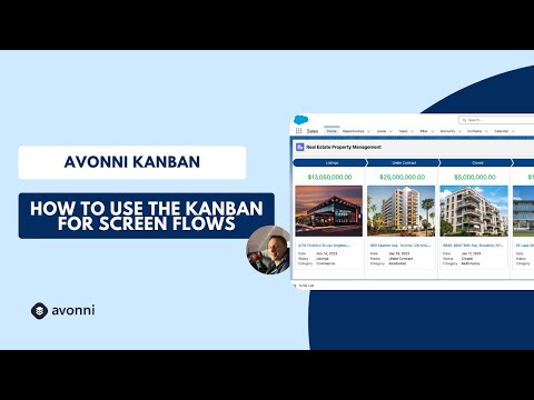 Transform Salesforce Screen Flows with Avonni Kanban: Build Your Visual Workflow! 🗂️🚀