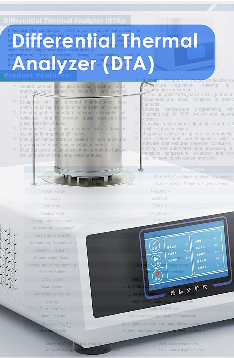 Differential Thermal Analyzer(DTA) #DTA #thermalanalysis  #PhaseTransition  #ceramics