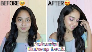 Soft pink makeup tutorial | pink smokey eye look | grincy gandhi screenshot 4