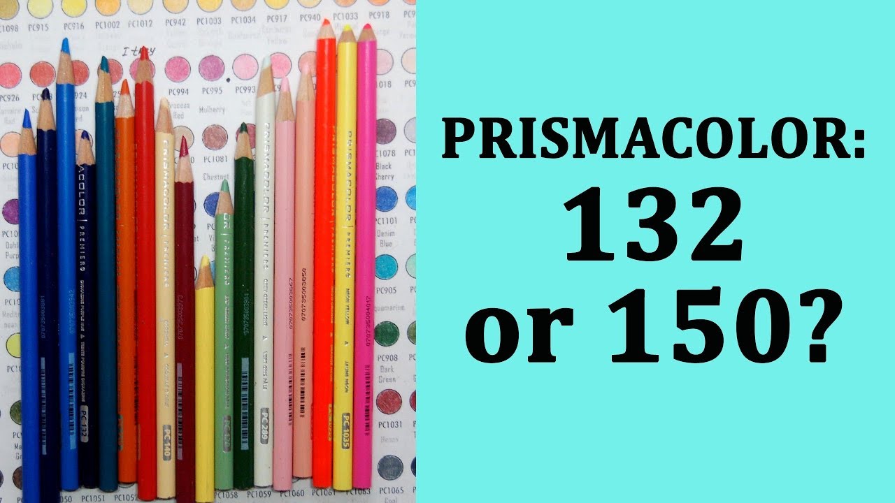 132 Prismacolor Pencils Chart