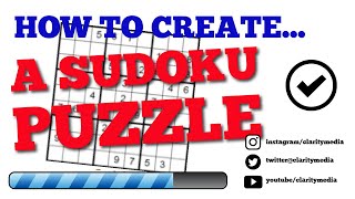 How to Create a Sudoku Puzzle Part One: Algorithm Explained used to Fill a Sudoku Grid. screenshot 3