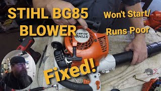 Stihl BG85 Blower Repair