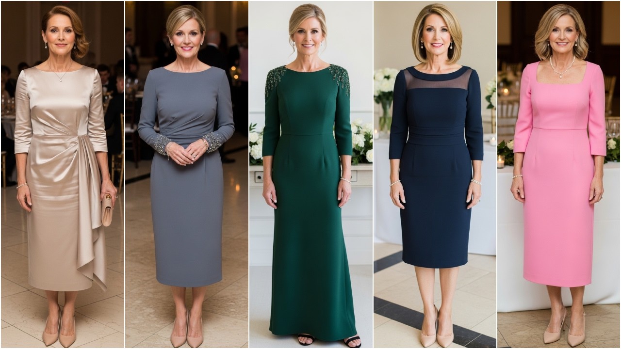 Элегантные платья для матери невесты на репетиционный ужин: современные образы и изысканные наряд...