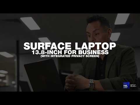 Meet the Surface Laptop 13.8" with Intel & Privacy Screen | Data#3