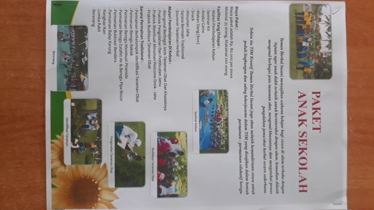 Brosur Wisata Taman Herbal Insani7
