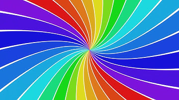 4K Rainbow Spiral Background l Loop Animation Background l Royalty Free Background