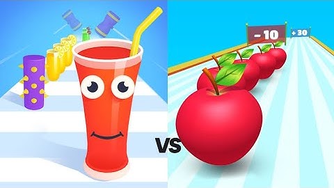 fruit stack juice vs juice run New tiktok all max level iOS gameplay 🤩#satisfying
