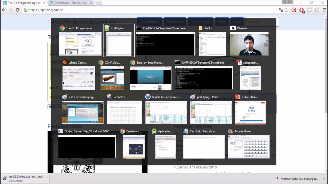 instalación de Go en Windows y creación del directorio de trabajo - YouTube