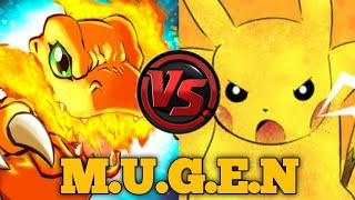 Agumon (Anime) vs Pikachu (Anime) | MGS | Jump Force Mugen Battle