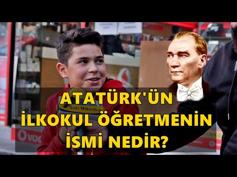 ATATÜRK'ÜN İLKOKUL ÖĞRETMENİNİN İSMİ NEDİR?