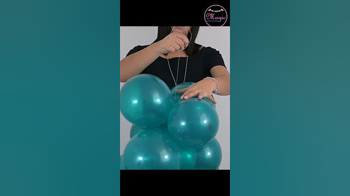 🎈Cómo hacer una guirnalda facil con globos para fiesta de cumpleaños?