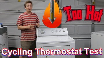 Dryer Too Hot? operating cycling thermostat test. Quick check to see if your dryer is overheating.