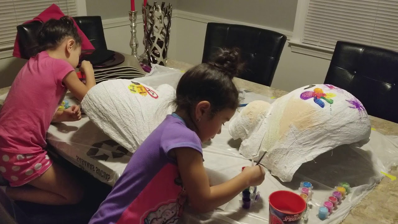 Belly Cast Painting Video 2 of 3 YouTube