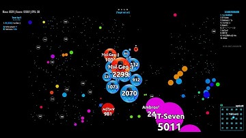 Agar io - Ϻฝ Duo Takeover #7 w/Geo *SlaMMeR* (North America) Server!