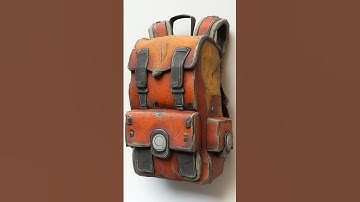 Roblox Game Development : Character Backpack #roblox #meshy #blender3d