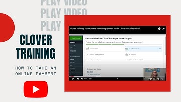 Clover POS Systems training: How to take an online payment on the Clover virtual terminal.