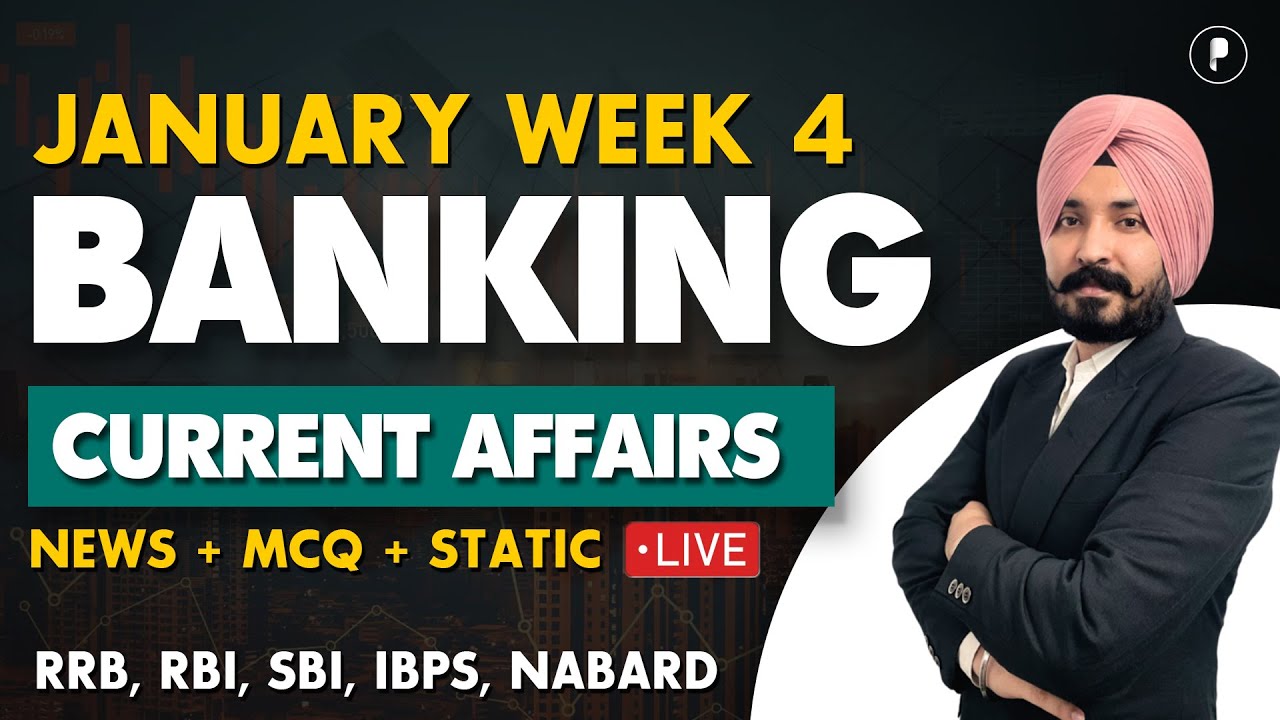 Weekly Banking Current Affairs | January Week 4 | Parcham Classes