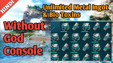 Ark Mobile How To Farm Unlimited Metal Ingots & Bio Toxins in just 1 Minutes | Hindi | 🔥😱