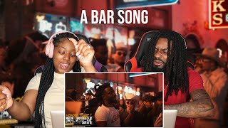 Shaboozey - A Bar Song (Tipsy) | From The Block Performance | REACTION