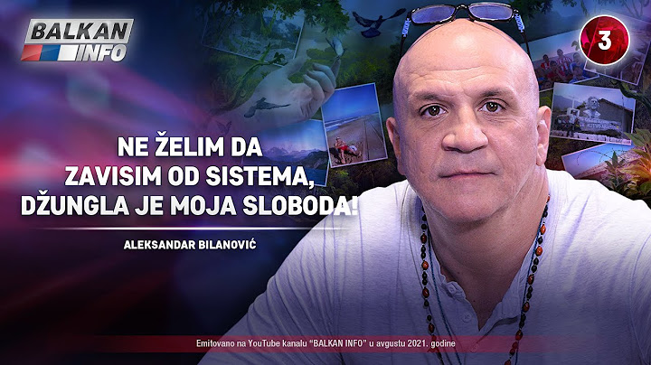 INTERVJU: Aleksandar Bilanović - Neću da zavisim od sistema, džungla je moja sloboda! (17.8.2021)