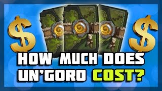 Hearthstone - How Much Does UnGoro Cost?