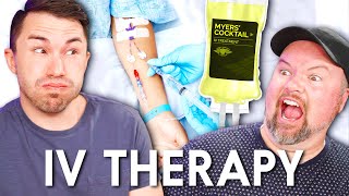 We Tried IV Therapy for the First Time! - THE ULTIMATE HANGOVER CURE?!