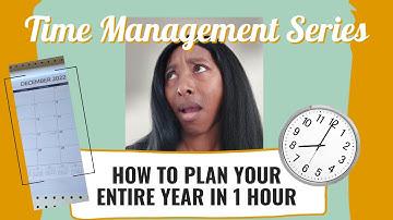 🖊🗓 How to plan out your ENTIRE year in 1 hour🖊🗓 | The Wise Woman Ways
